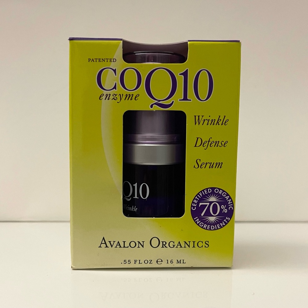 Avalon Organics Wrinkle Defense Creme CoQ10 Enzyme 0.55 oz